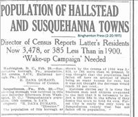 Susquehanna Population Article